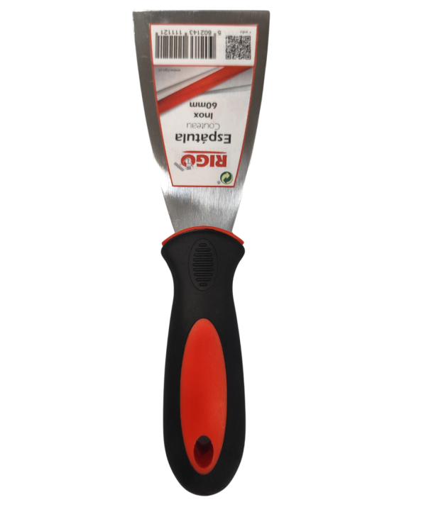 Espatula Inox Flexivel Cabo Bi-material 60mm