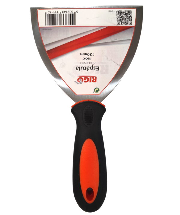 Espatula Inox Flexivel Cabo Bi-material 120mm