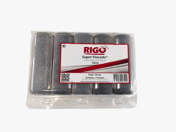 Carga Mini Super Flocado Ponta Concava 10cm (Blister 10un)