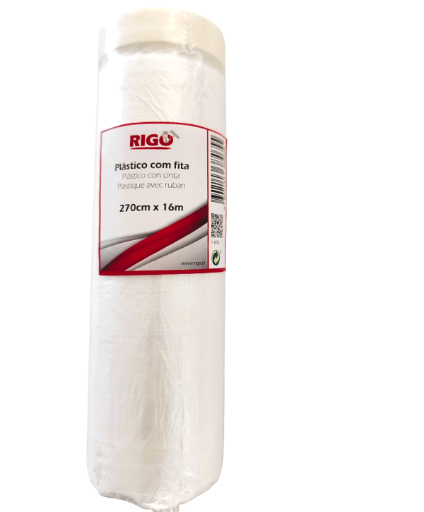 Plástico Com Fita 270 cm x 16 m