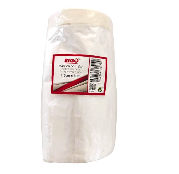 Plástico Com Fita 110 cm x 33 m