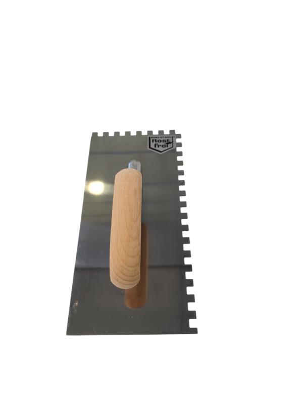Talocha inox dentada 270x130mm 8x8mm - Image 2