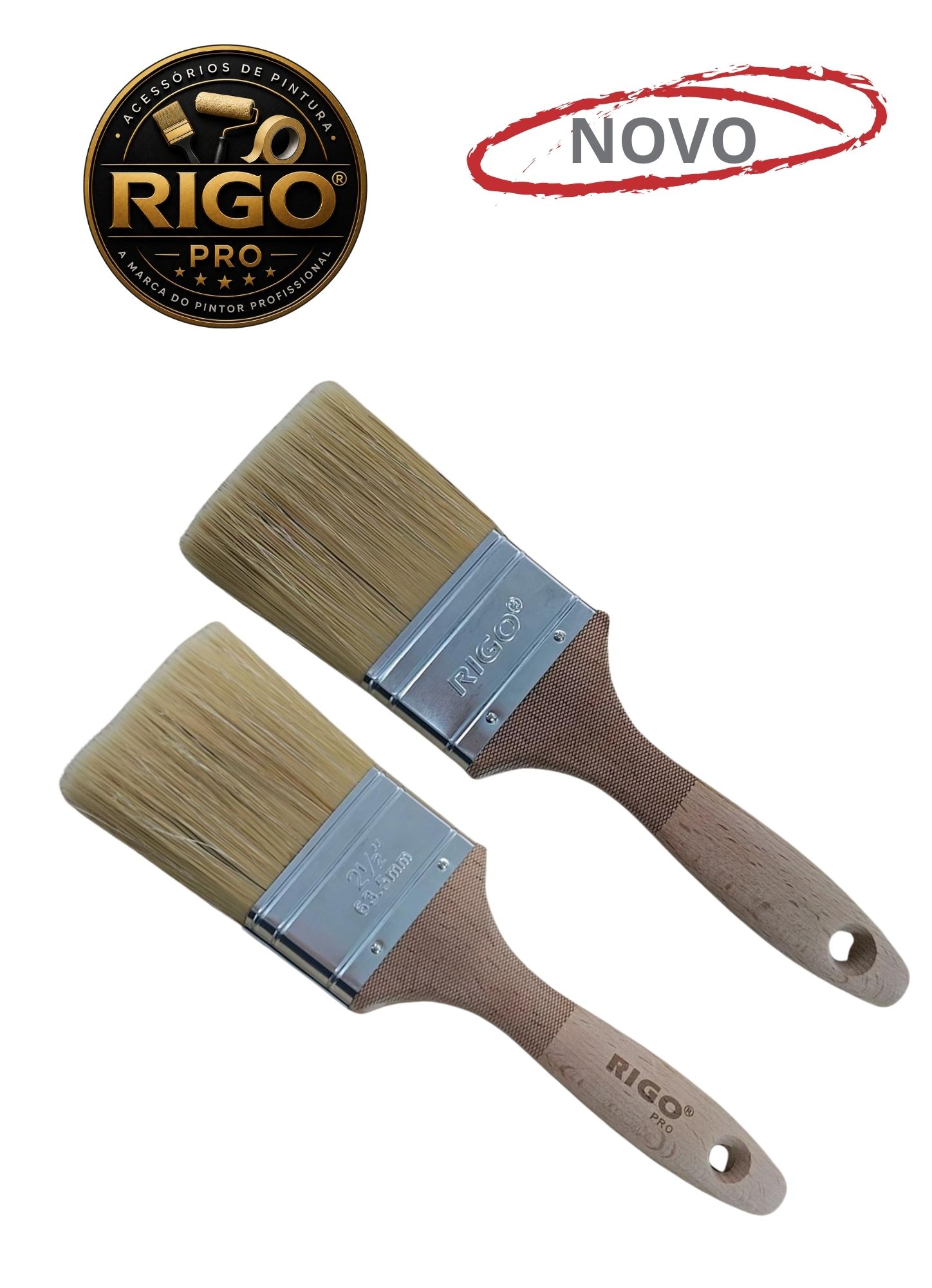 Trincha Super PRO Cerda Branca 1 1/2"-38mm - Image 2